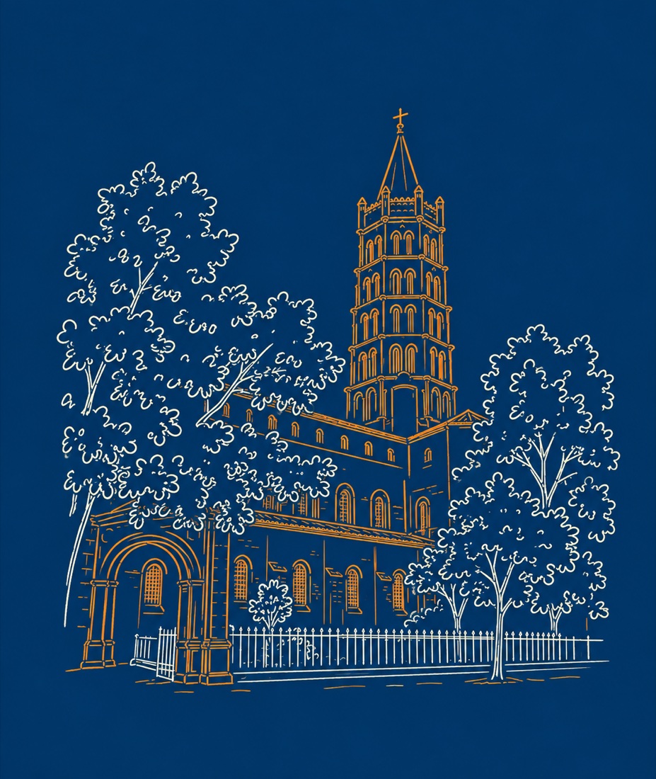 La Basilique Saint-Sernin, illustration